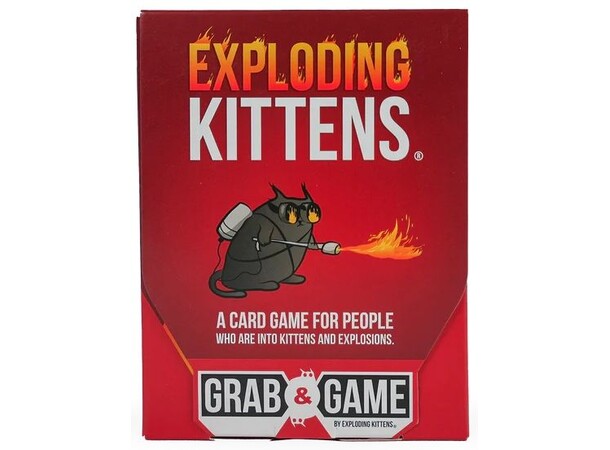 Exploding Kittens - Resutgåva Grab & Game Edition - Svensk utgåva 