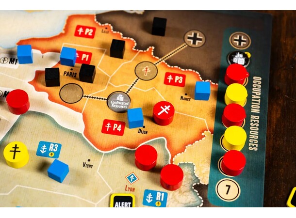 In the Shadows Brädspel Resistance in France 1943-1944 