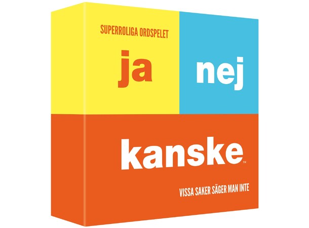 Ja Nej Kanske Partyspel Svensk utgåva 