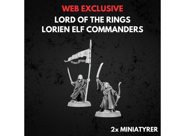 Lorien Elf Commanders Middle-earth Strategy Battle Game 
