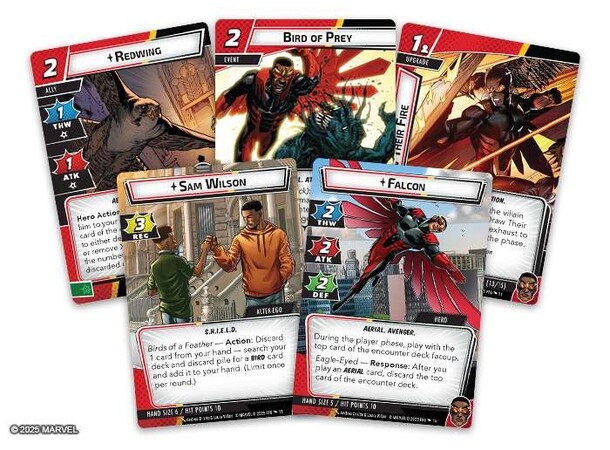 Marvel Champions TCG Falcon Expansion Expansion till Marvel Champions 