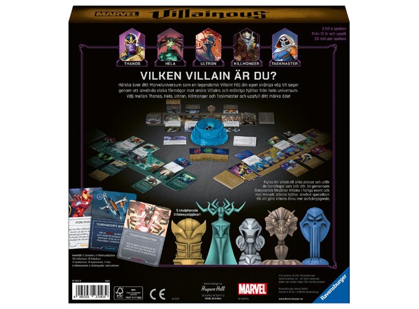Marvel Villainous Infinite Power Brädspel - Svensk utgåva 