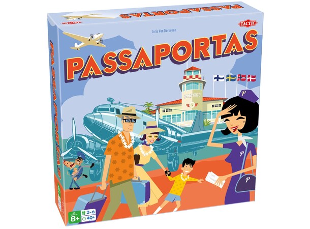 Passaportas Brädspel Svensk utgåva 
