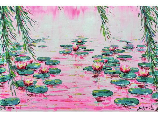 Pink Water Lillies 4000 bitar Pussel Ravensburger Puzzle 