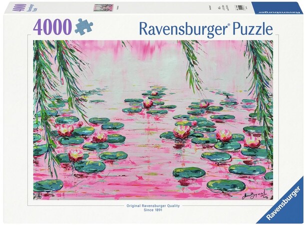 Pink Water Lillies 4000 bitar Pussel Ravensburger Puzzle 