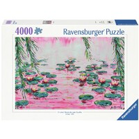Pink Water Lillies 4000 bitar Pussel Ravensburger Puzzle