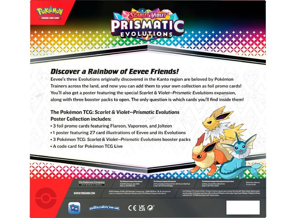 Pokemon Prismatic Evolutions Poster Coll 