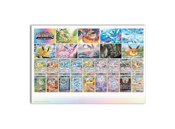 Pokemon Prismatic Evolutions Poster Coll 