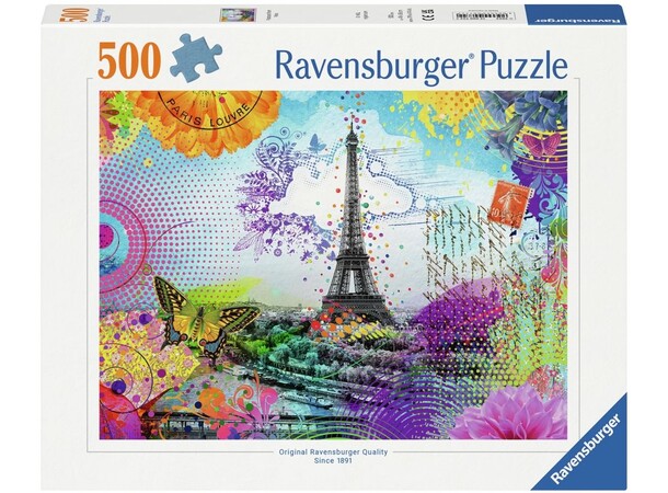 Postcard from Paris 500 bitar Pussel Ravensburger Puzzle 