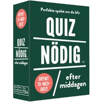 QuizNödig Efter middagen Partyspel Svensk utgåva