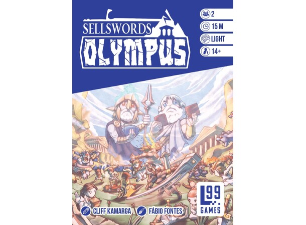 Sellswords Olympus Kortspel Second Edition 