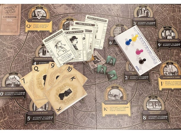 Sherlock The Game is Afoot Brädspel 