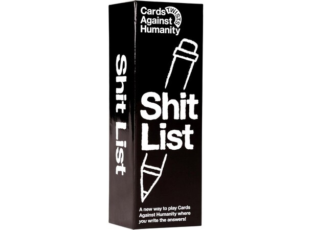 Shit List Partyspel Cards Against Humanity Twists 