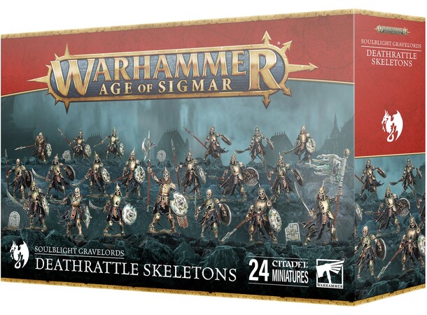 Soulblight Gravelords Skeletons Deathrattle Skeletons - Age of Sigmar 