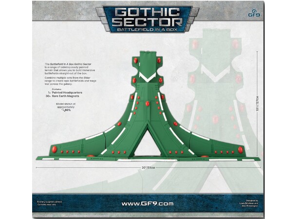 Terräng Eldar Headquarters Battlefield in a Box - Gothic Sector 