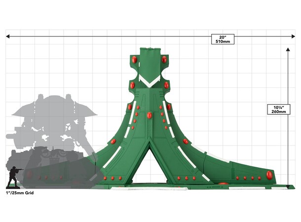 Terräng Eldar Headquarters Battlefield in a Box - Gothic Sector 