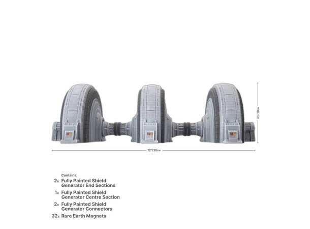 Terräng Rebel Outpost Shield Generator Battlefield in a Box - Galactic Warzones 