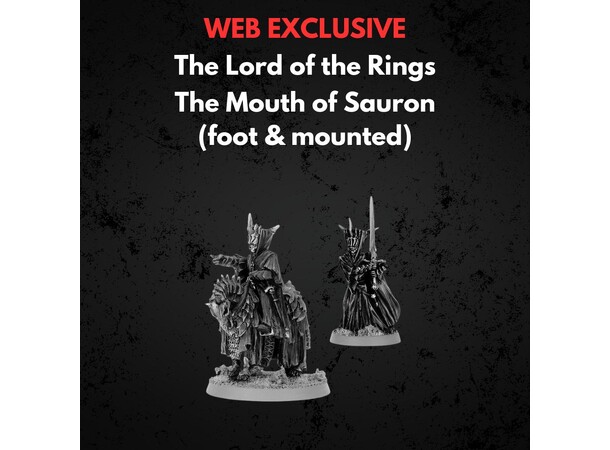 The Mouth of Sauron Foot & Mounted Middle-earth Strategy Battle Game 