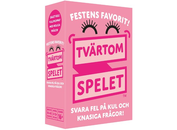 Tvärtomspelet Festens favorit Partyspel Svensk utgåva 