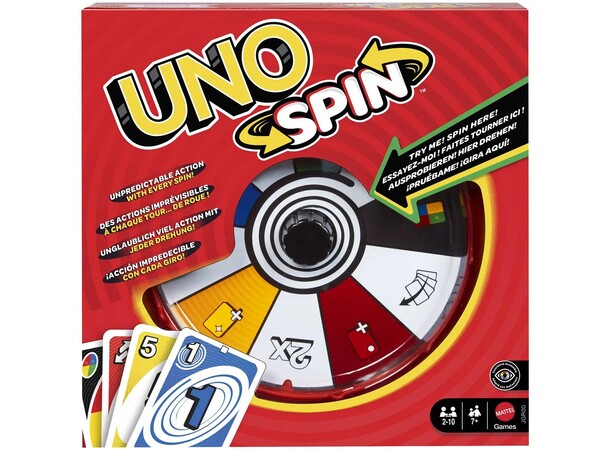 UNO Spin Brädspel Svensk utgåva 