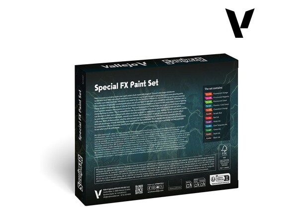 Vallejo Special FX Paint Set Squidmar Miniatures 