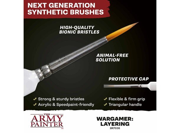Wargamer Layering Brush The Army Painter - 2025 
