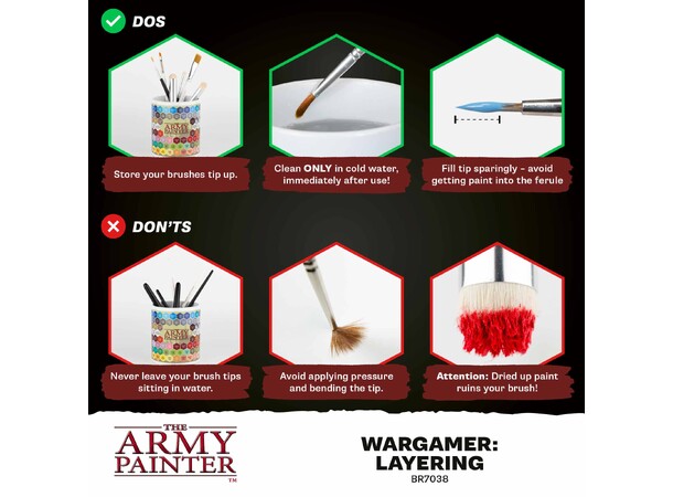 Wargamer Layering Brush The Army Painter - 2025 