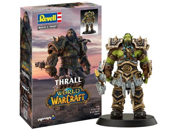 World of Warcraft Orc Thrall Revell 1:16 Byggsats 