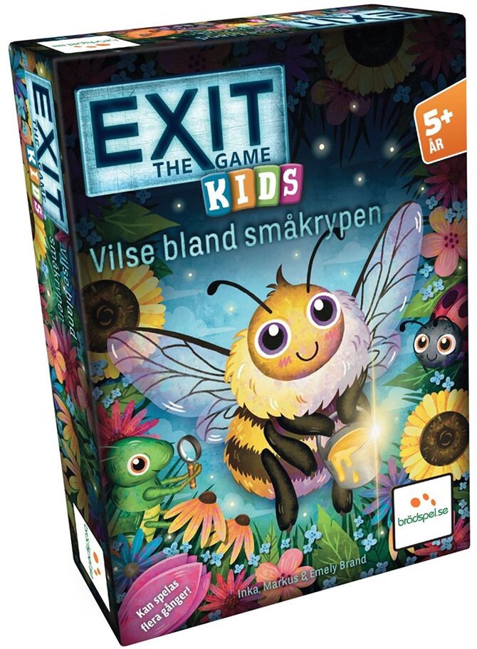 EXIT Kids 4 Brädspel Svensk utgåva - Vilse bland småkrypen