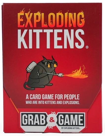 Exploding Kittens - Resutgåva Grab & Game Edition - Svensk utgåva