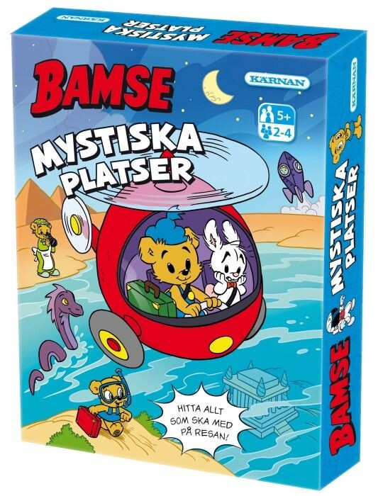 Bamse Mystiska platser Brädspel Svensk utgåva