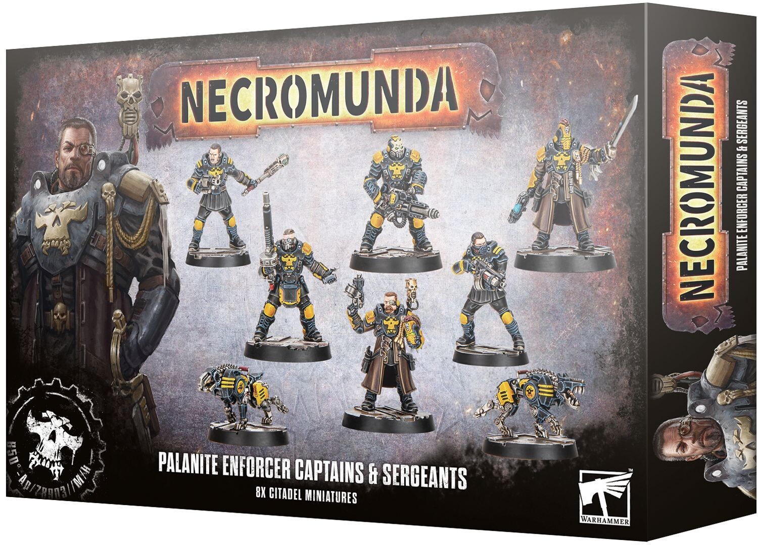 Necromunda Enforcer Captains & Sergeants Palanite Enforcer