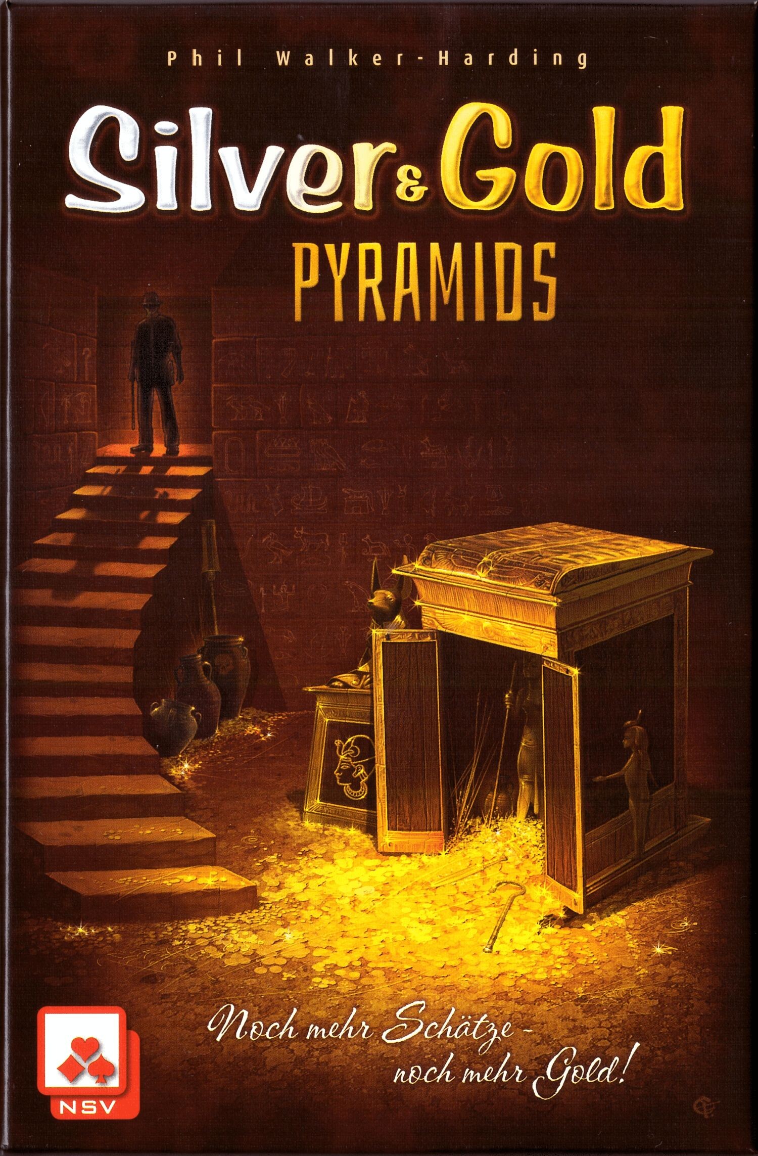 Silver & Gold Pyramids Brädspel