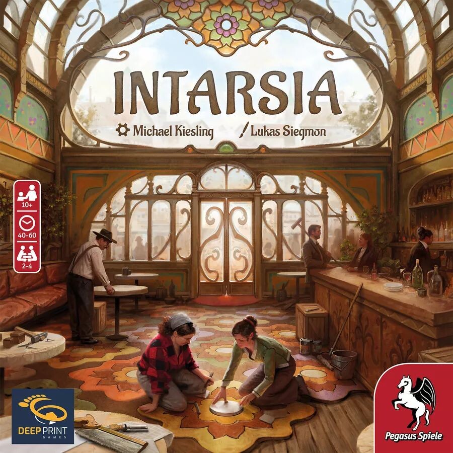 Intarsia Brädspel