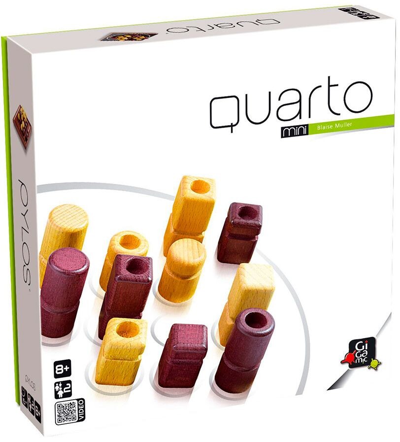 Quarto Mini Brädspel - Reseutgåva Svensk utgåva