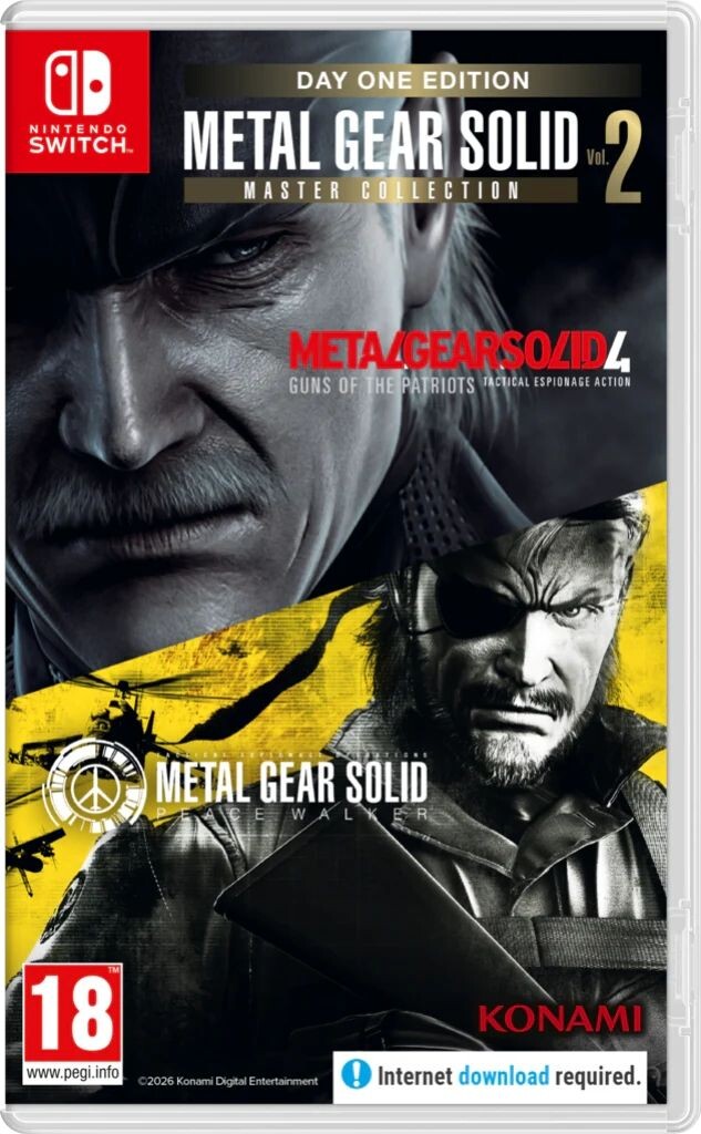 Metal Gear Solid Master Coll V2 Switch Master Collection Vol 2