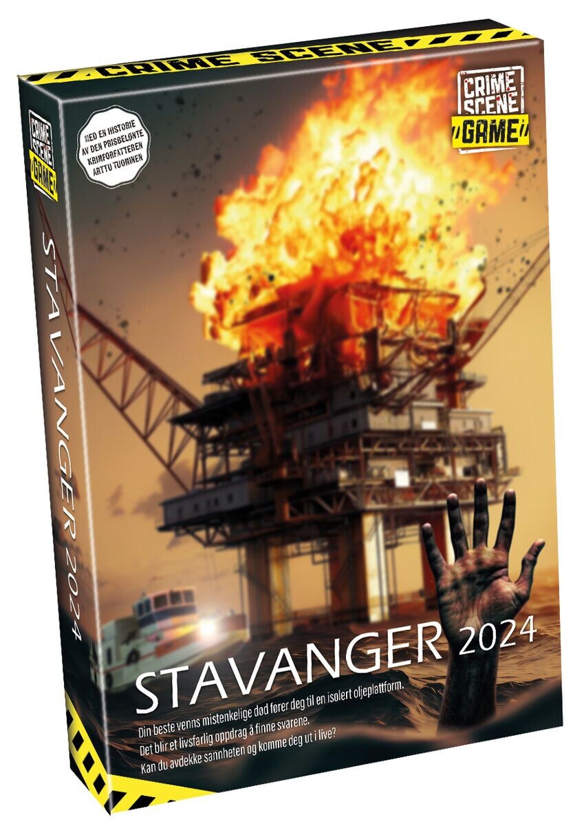Crime Scene Stavanger 2024 Brettspill Norsk utgave
