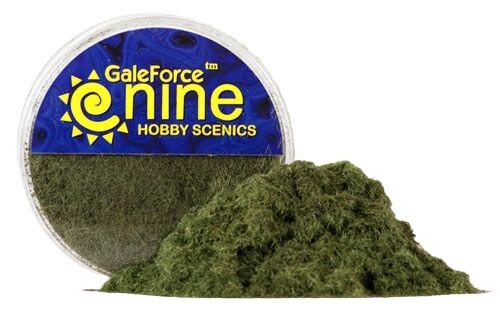 Hobby Scenics Dark Green Static Grass Gale Force Nine