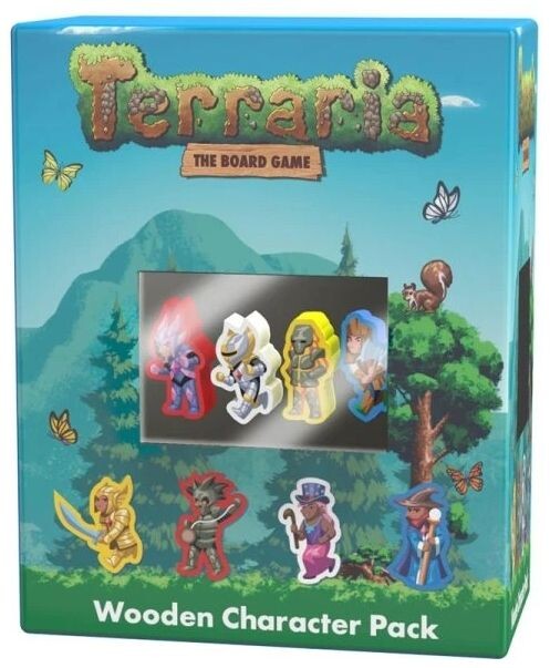Terraria Wooden Character Pack Expansion till Terraria The Board Game