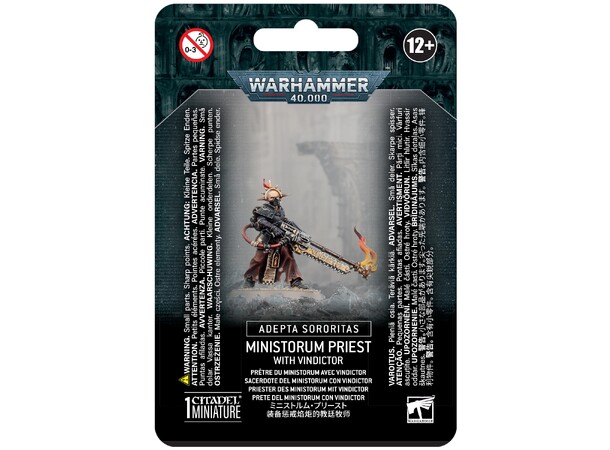 Adepta Sororitas Ministorum Priest Warhammer 40K - With Vindicator 