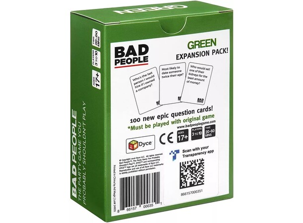 Bad People Green Expansion Expansion till Bad People 