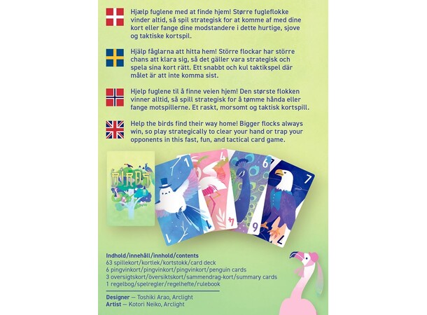 Birds Brädspel Svensk utgåva 