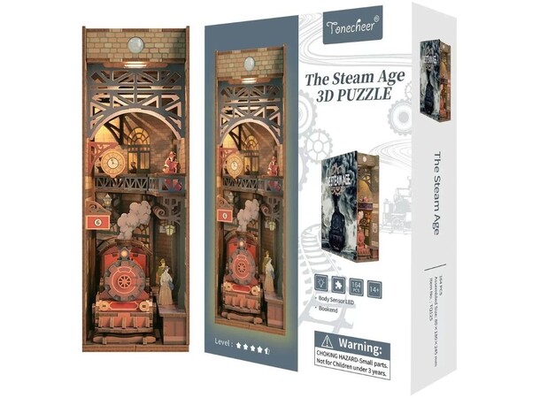 Book Nook The Steam Age Tonecheer 3D Puzzle 