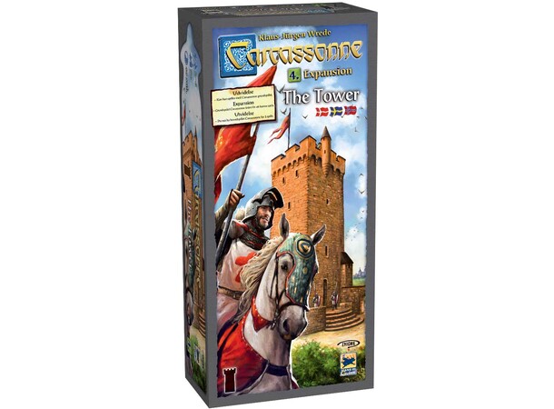 Carcassonne 4 The Tower Expansion Expansion till Carcassonne 