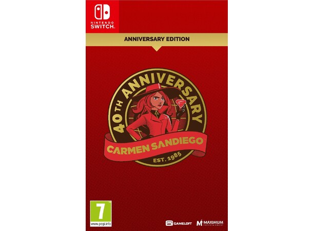 Carmen Sandiego 40th Anniv Ed Switch 