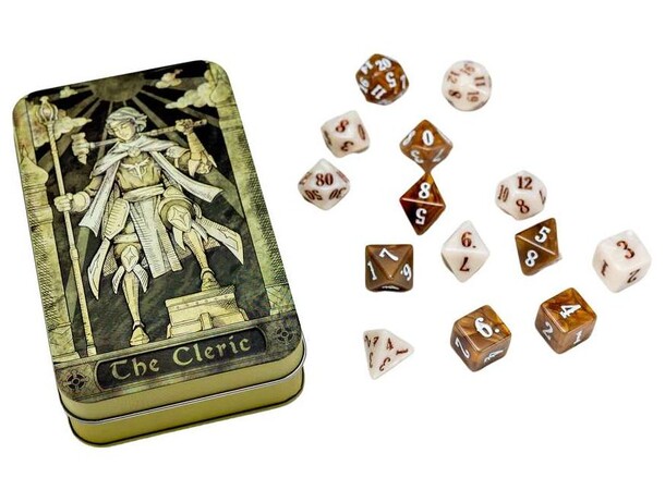 Character Class Dice Set - Cleric Beadle & Grimm - RPG Dice (14 st) 