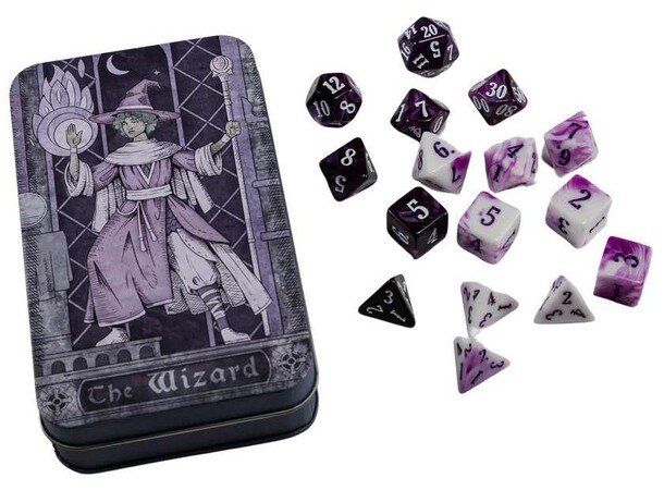 Character Class Dice Set - Wizard Beadle & Grimm - RPG Dice (16 st) 