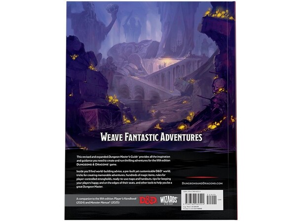 D&D 2024 Dungeon Masters Guide Dungeons & Dragons 