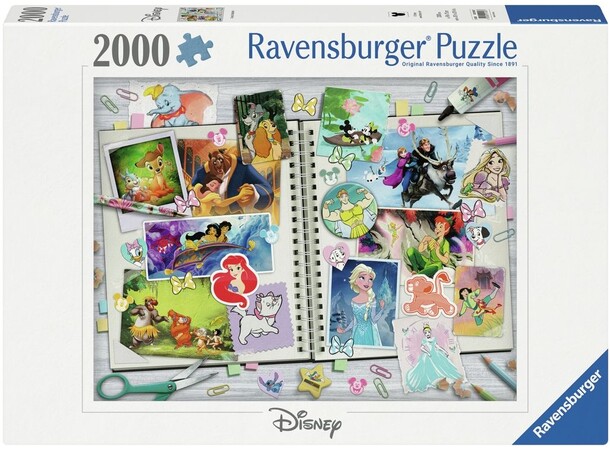 Disney Scrapbook 2000 bitar Pussel Ravensburger Puzzle 