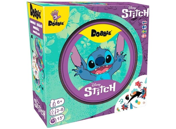 Dobble Stitch Brädspel Svensk utgåva 